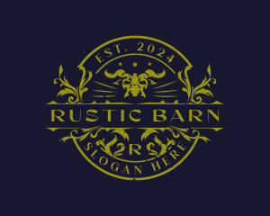 Bull Rustic Ranch logo design