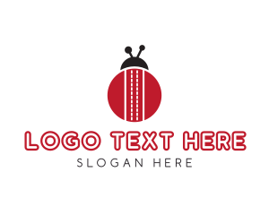 Stripe - Ladybug Road Track logo design