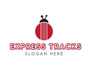 Ladybug Road Track logo design