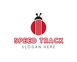 Track - Ladybug Road Track logo design