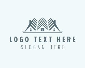 Housing - Roof Residential Roofing logo design