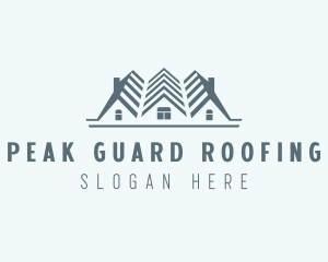 Roof Residential Roofing logo design