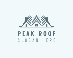 Roof Residential Roofing logo design