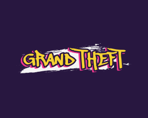 Grungy Graffiti Wordmark Logo
