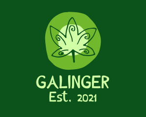 Cannabis - Marijuana Leaf Plantation logo design