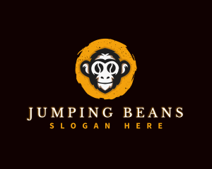 Coffee Bean Monkey logo design