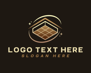 Remodeling - Home Floor Tiles logo design