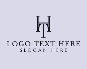 Finance Consulting - Professional Firm Letter HT logo design