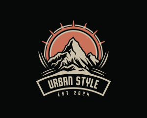 Summit - Hiking Mountain Adventure logo design