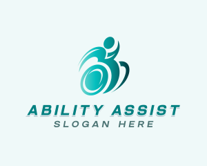 Disability - Wheelchair Disability Foundation logo design