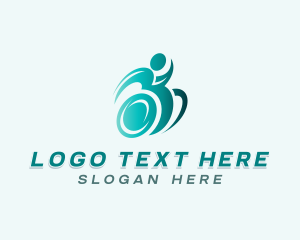 Inclusive - Wheelchair Disability Foundation logo design