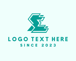 Web Developer - Gaming Letter E logo design