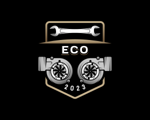 Garage - Automobile Engine Mechanic logo design