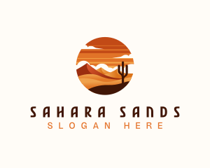 Sahara - Tropical Sahara Desert logo design