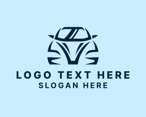 Van - Car Garage Transport logo design