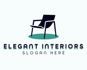 Patio Chair Furniture logo design