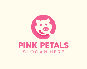 Pink Pig Pork logo design