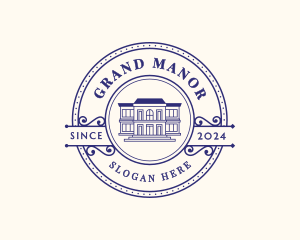 House Manor Realty logo design