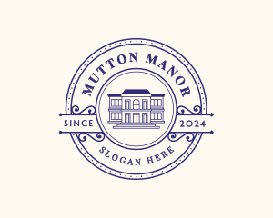 House Manor Realty logo design