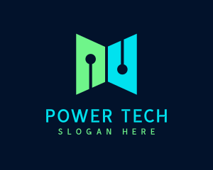 Digital Tech Book logo design