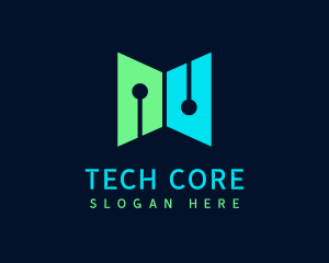 Digital Tech Book logo design