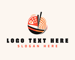 Garnish - Ramen Noodles Asian logo design