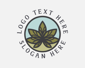 Leaf - Natural Organic Cannabis logo design