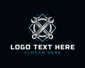 Reparation - Repair Wrench Mechanic logo design