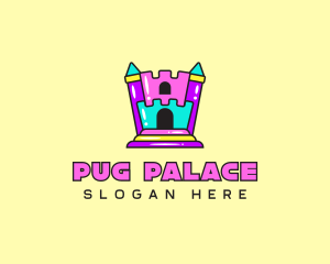 Kiddie Bounce Palace logo design