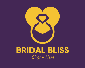 Bride - Luxurious Wedding Ring logo design