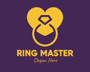 Luxurious Wedding Ring logo design