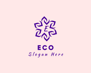 Geometric Flower Ornament Logo