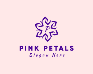 Geometric Flower Ornament logo design