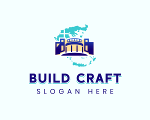 Greece Architectural Building logo design