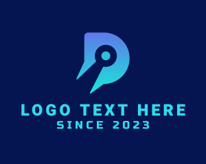Tech Company - Letter D Circuit logo design