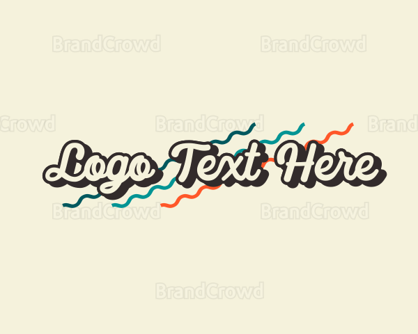 Fancy Hipster Script Logo