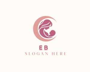 Maternity - Parenting Mother Infant logo design
