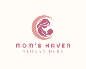 Parenting Mother Infant logo design