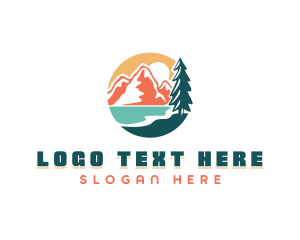 Mountain Tree Island logo design