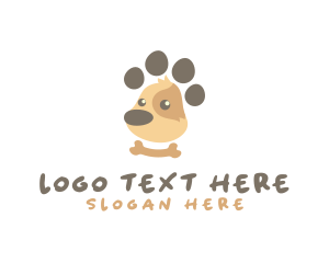 Love - Dog Pet Puppy logo design