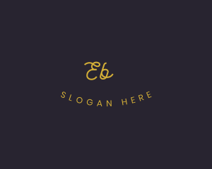 Cursive Script Business Logo