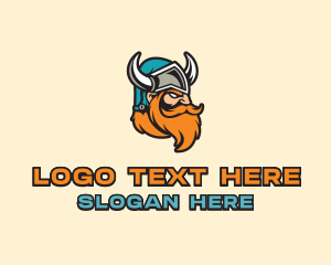 Viking - Gamer Viking Streamer logo design