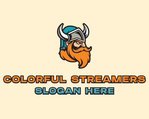 Gamer Viking Streamer logo design
