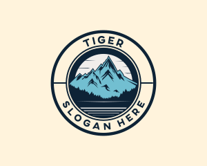 Outdoor Mountain Adventure Logo