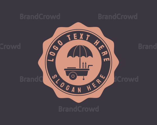 Ice Cream Cart Logo