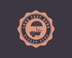 Ice Cream Cart  Logo