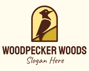 Woodpecker - Woodpecker Bird Aviary logo design