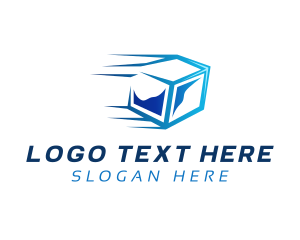 Shipping - Import Delivery Box logo design