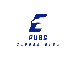 Fast Eagle Letter E Logo