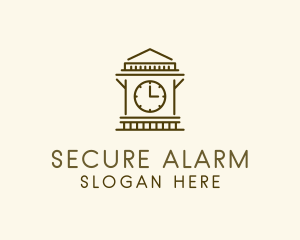 Alarm - Clock Tower Building logo design